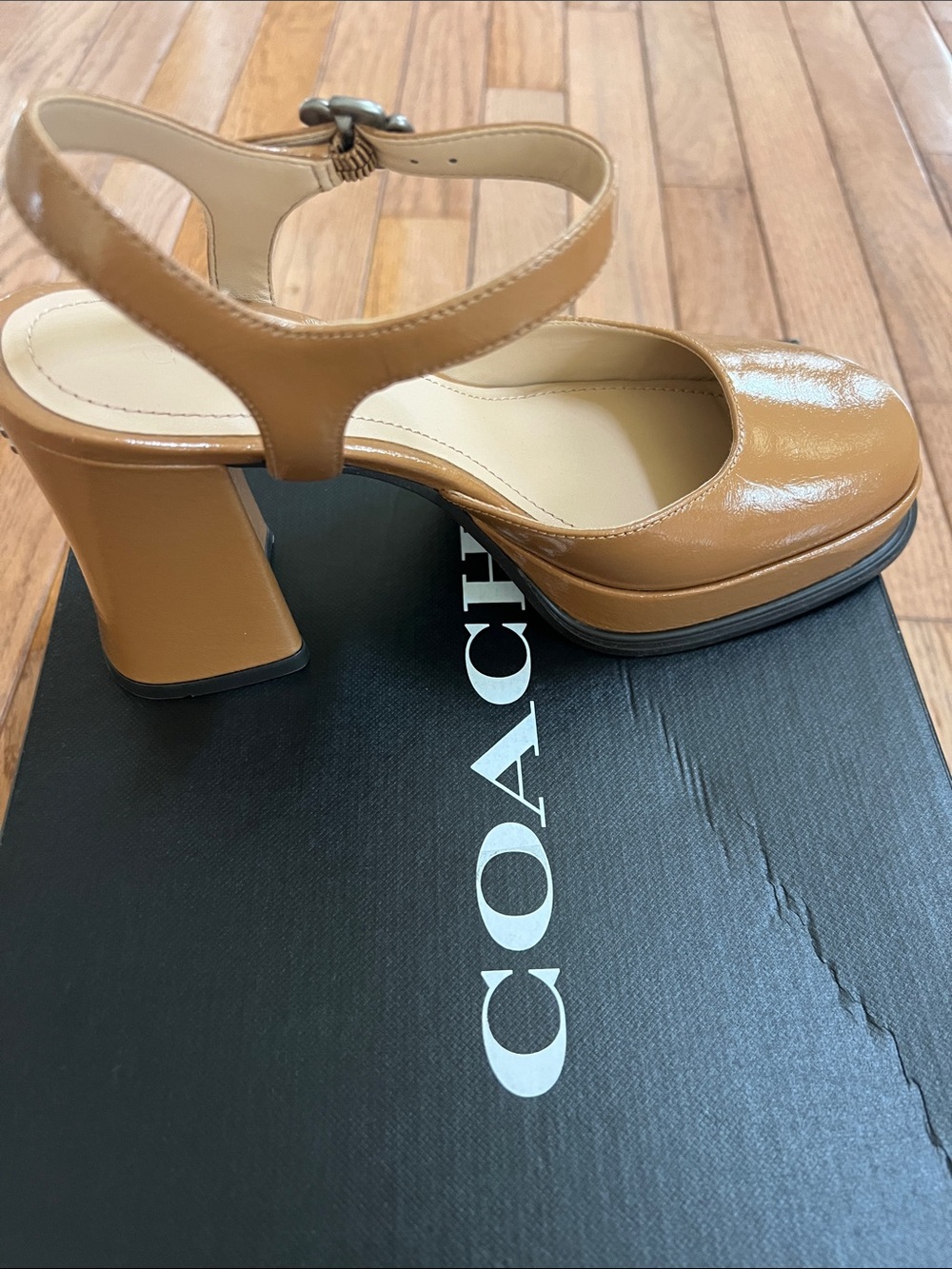 Coach Women's Sculpted-Heel Platform Pumps shoes - Picture 2 of 10